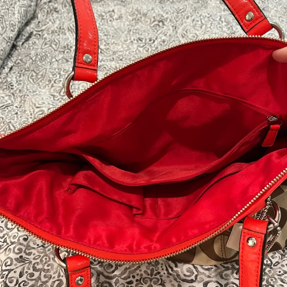 Coach DAISY OUTLINE SIGNATURE EMMA TOTE